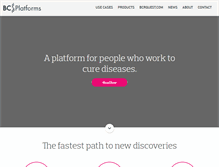 Tablet Screenshot of bcplatforms.com